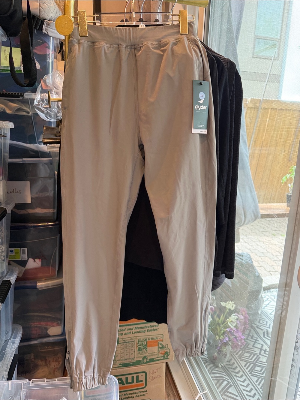 Glyder Taupe Performance Joggers